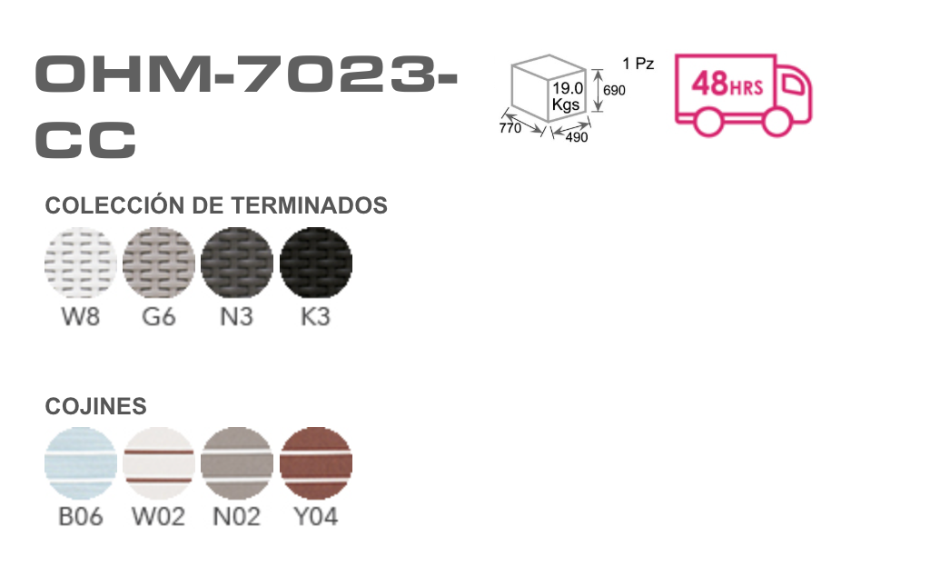 MAGNOLIA OHM-7023-CC